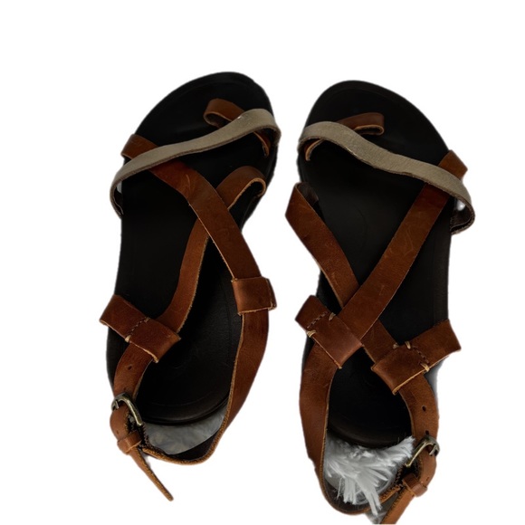 OluKai Brown and Gold Sandals - Picture 7 of 14